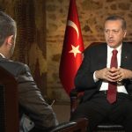 Erdogan interviewé par Al-Jazeera. D. R.